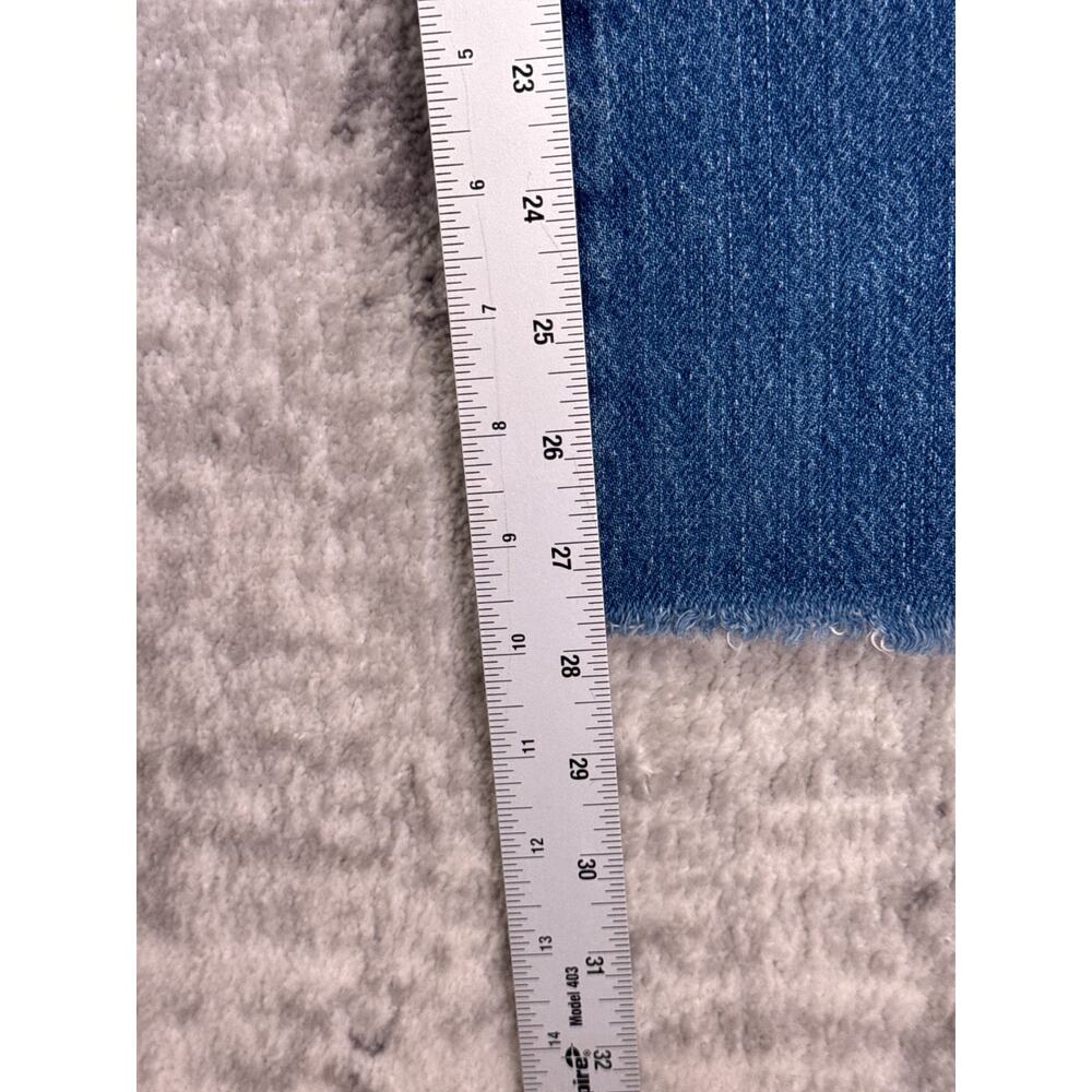 Frame Jeans 27 Womens Le Baggy Palazzo Cropped Raw Hem In Seafarer Wash - Picture 5 of 8